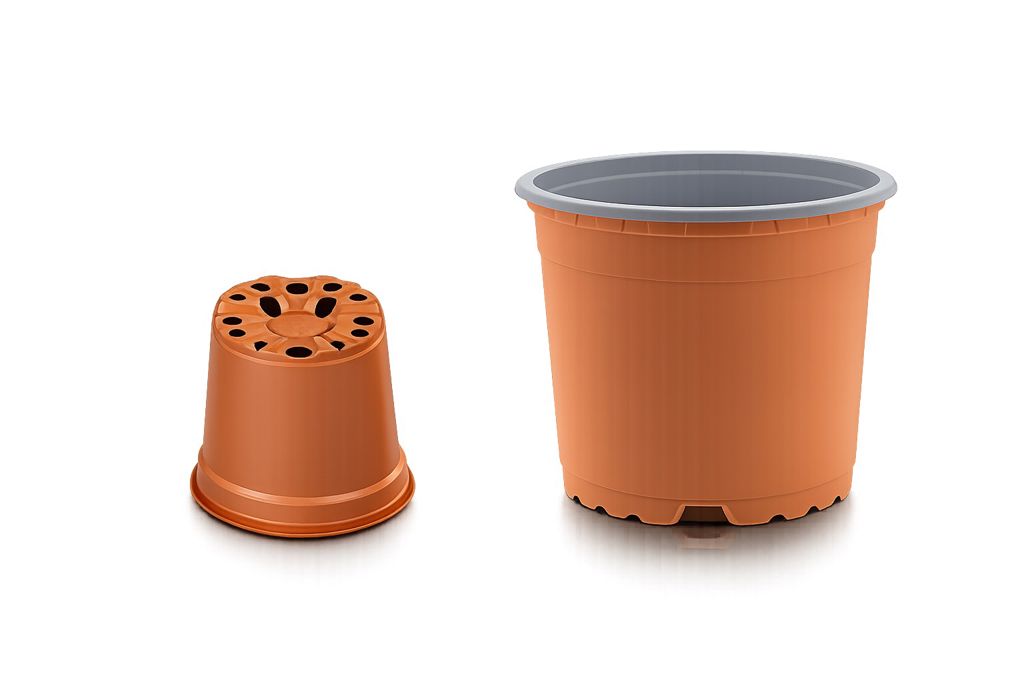 Teku pot VCC22 terracotta 222/doos