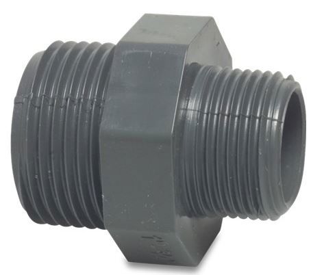 pvc nippel 2½"x2" 10bar