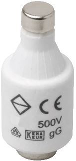 zekering DII 25A 500V per stuk