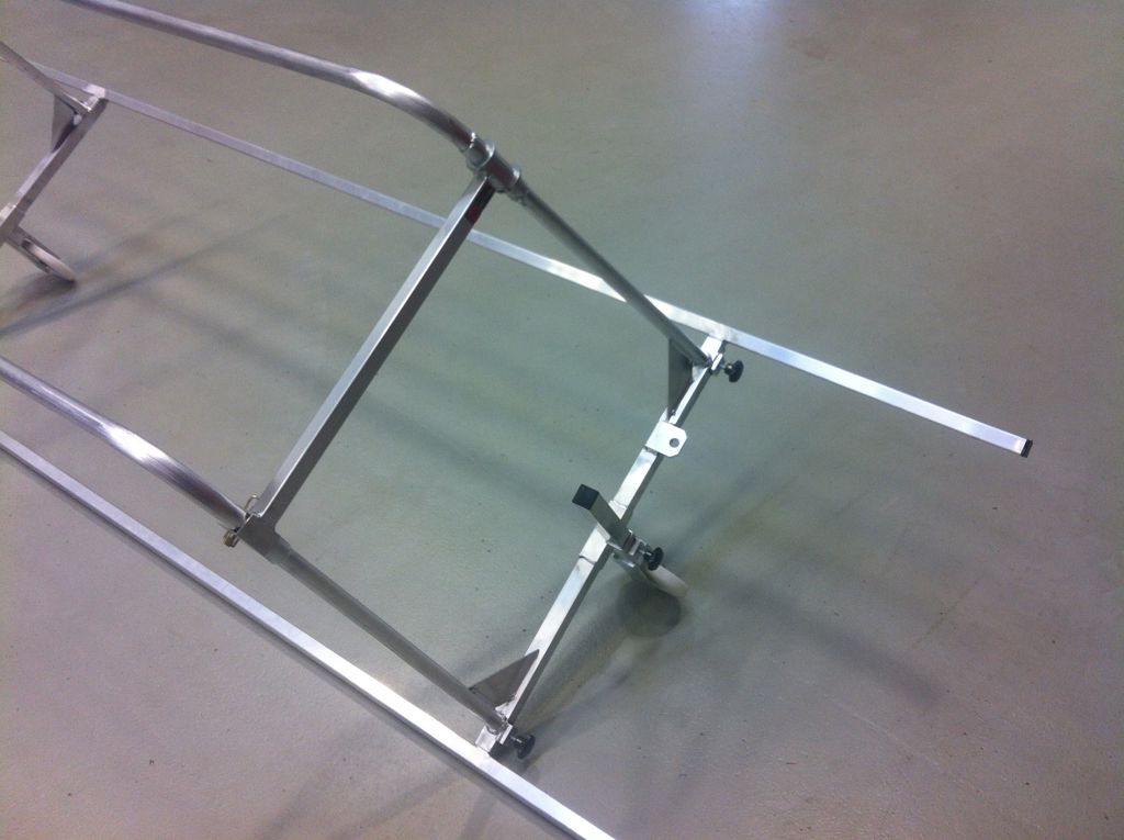 gootrollator alu 2 wiel  270x85x90cm