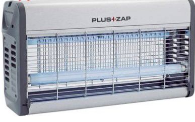 Insectenlamp 2x15W 120-180m² alum