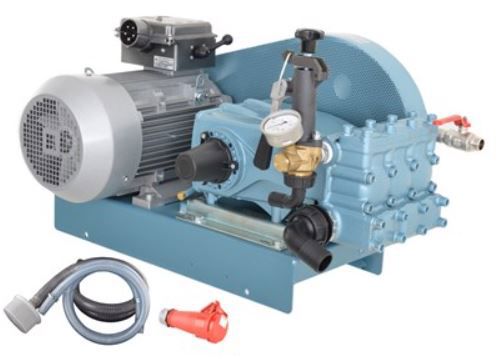 plunjerpomp met elektromotor 80L-45bar