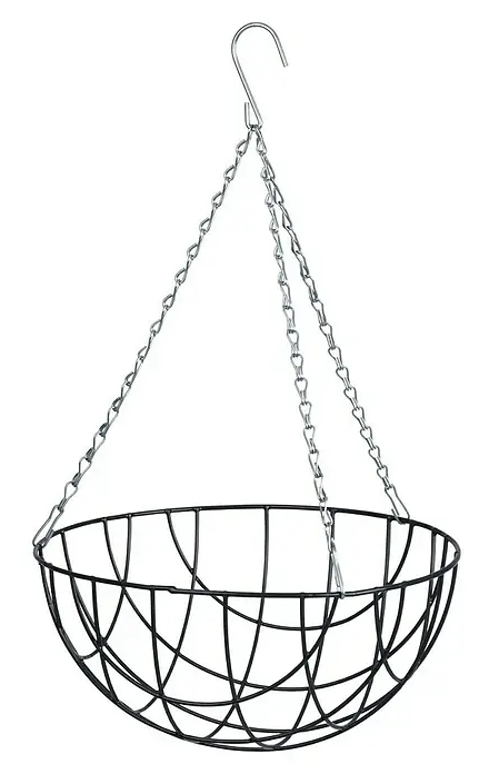 hanging basket 35cm draad groen