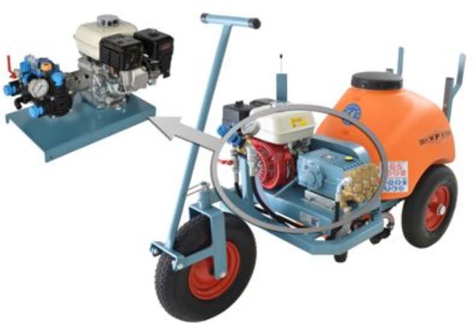 membraanpomp met benzinemotor 17-20-120