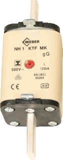 smeltpatroon(mes) NH1C 125A 500VAC
