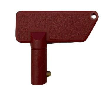 Hoofdschakelaar sleutel rood (los)