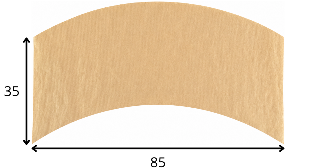 tulpenpapier bruinkraft 35x85cm 10kg/pak