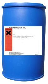 aluminiumsulfaat 200L 264kg per vat