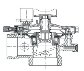 dorot oud model handbediening 1½"-2''