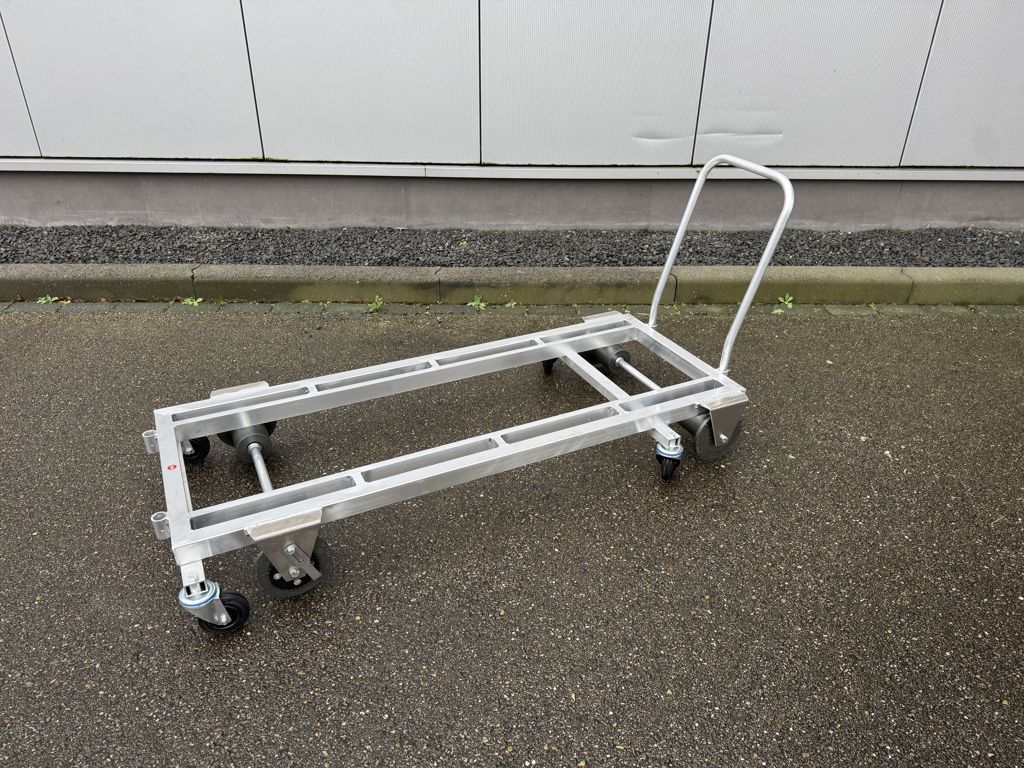 Aluminium duwwagen 1500x485mm