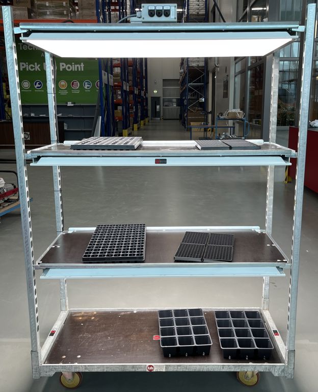 LED kar met 1 plaat met zonlichtlamp