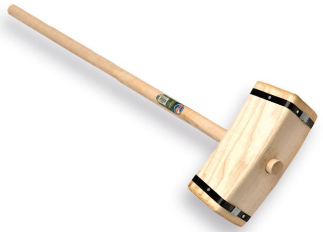 sleg met ronde steel groot