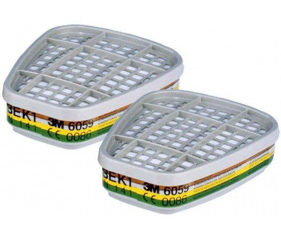 gas en damp filter ABEK 3M 6059 4x2/doos