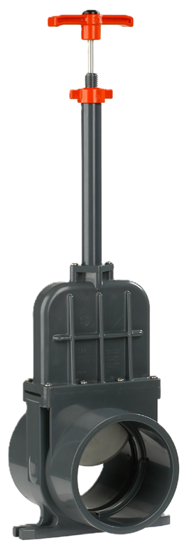 pvc schuifafsluiter 160mm +1000mm as