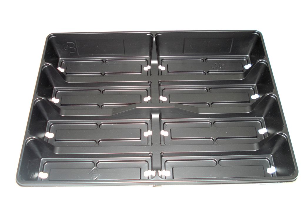 Perkgoed onderbak 28x38x6cm zwart 200/ds