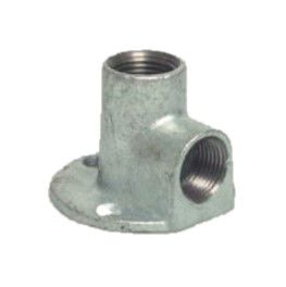 galv muurplaatknie ¾" bi