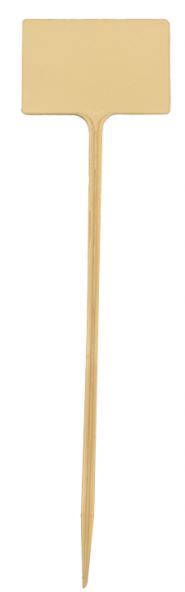 plaatetiket 34x6x9cm ivoor 100/zak