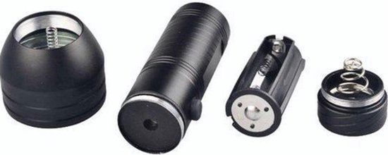 Blacklight zaklamp 110 x 45mm 51 Leds