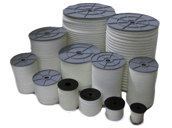 touw nylon gevl. wit 2mm 200 meter/rol