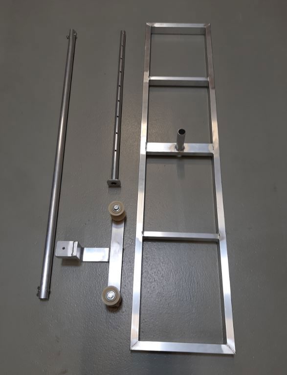 monorail zakpijp 1000mm 25x30mm