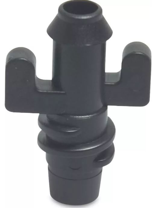 plug met pilaar voor 4x7mm