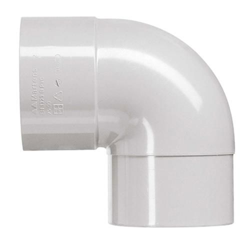 rioolbocht 87° 80mm lijm-spie