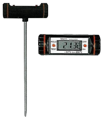 thermometer digi. -50+150°C 50cm insteek