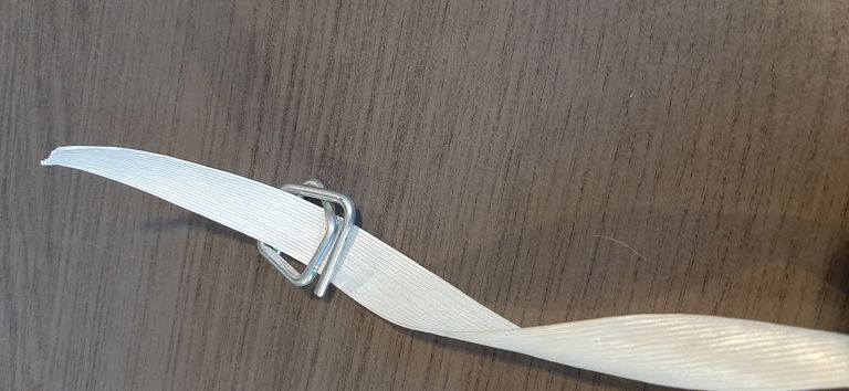 omsnoeringsband textiel wit 16mm x850mtr
