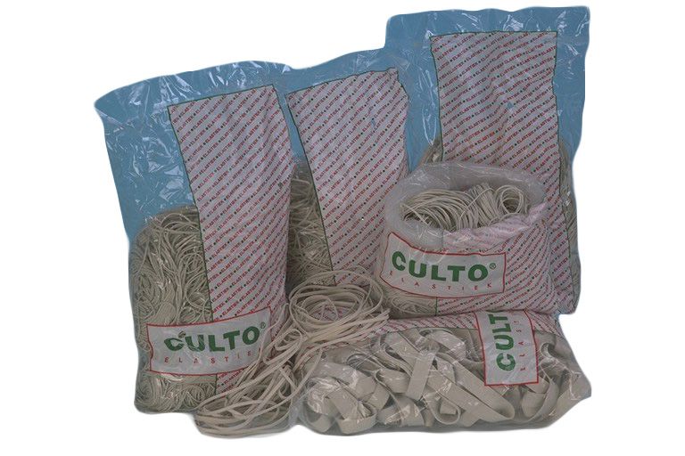 elastiek 40x1,5 B wit 1kg/zak