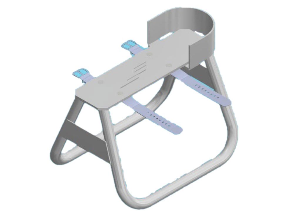 stelten alum. 27-40cm hoog