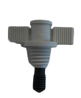 connector grijs vrouw x 3/8" + filter