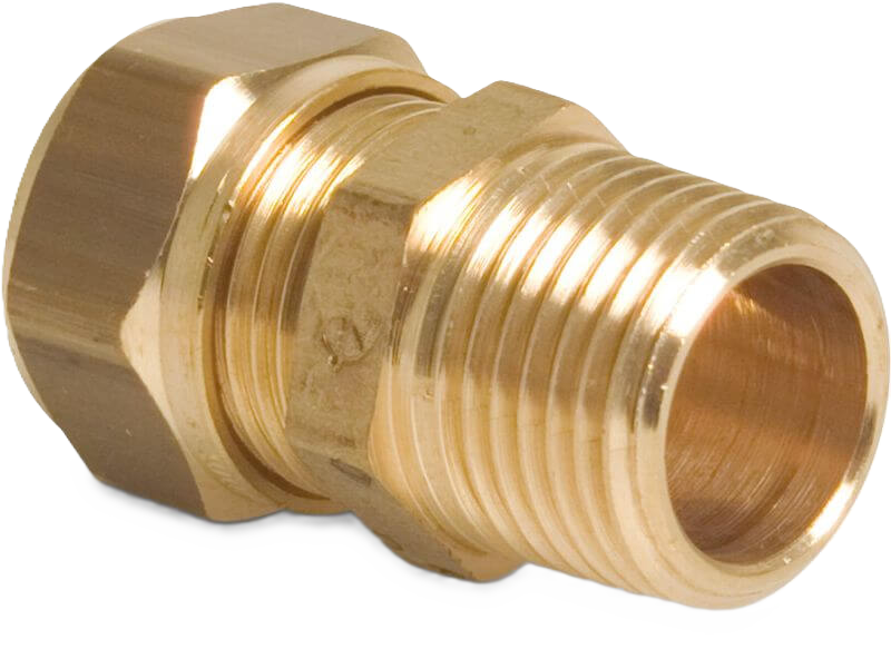 mess knel koppeling 15x½" bu