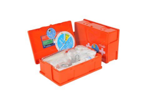 verbandtrommel b2 + wandhouder