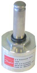 rvs elek. kraan VDHT2/2 ¼" Danfoss