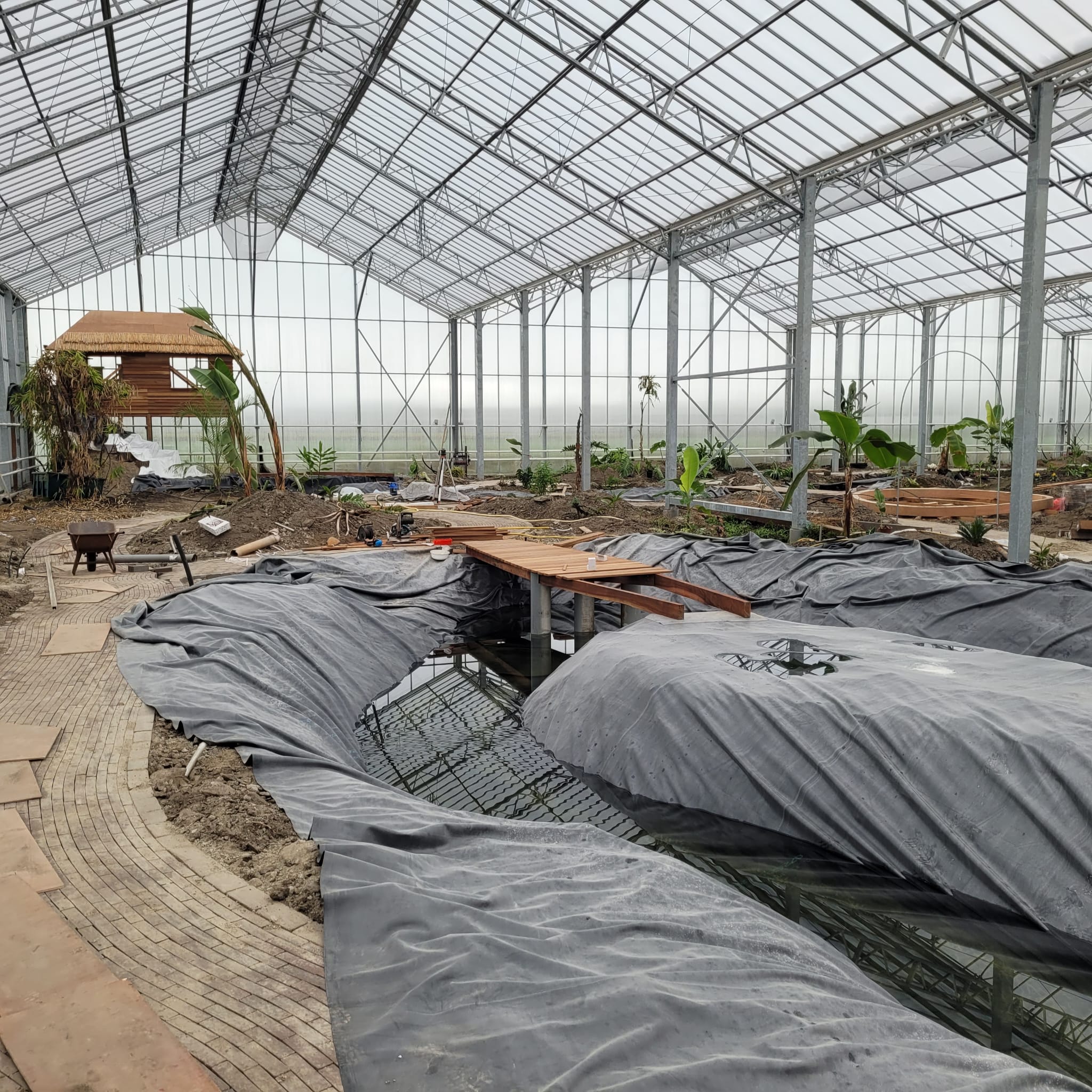 Nieuwbouw Vlindertuin Dekker Anthuriums (Vlindorado) — Verwarming, Watertechniek & Verlichting