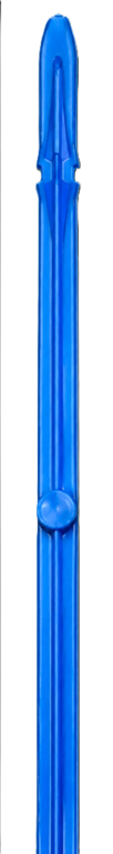 kruispiket 4-inkeping 60cm blauw