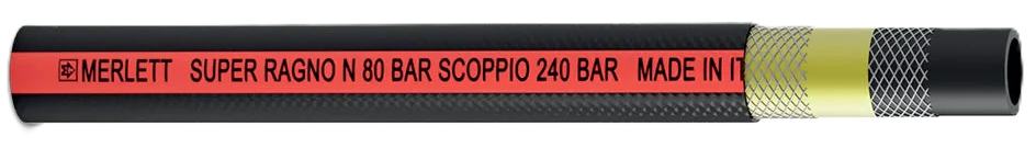 hd-slang ragno 80bar 3/8" per meter