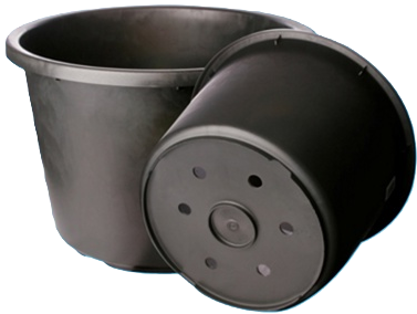 K container 44cm 30 liter zwart 360/plt