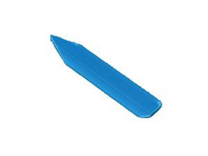 steeketiket 10x1,7cm blauw 1000/doos