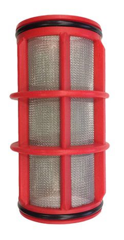 Amiad binnenfilter 1" 130 mu pl+rvs rood