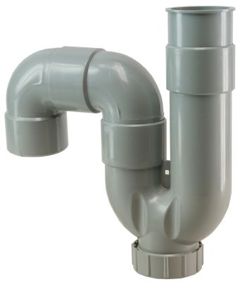 sifon universeel 50mm grijs