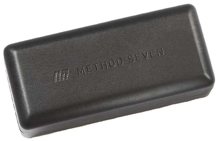 brillendoos zwart case kunststof/alu.