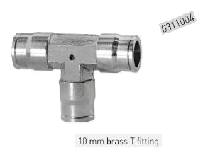 messing fitting T 10mm