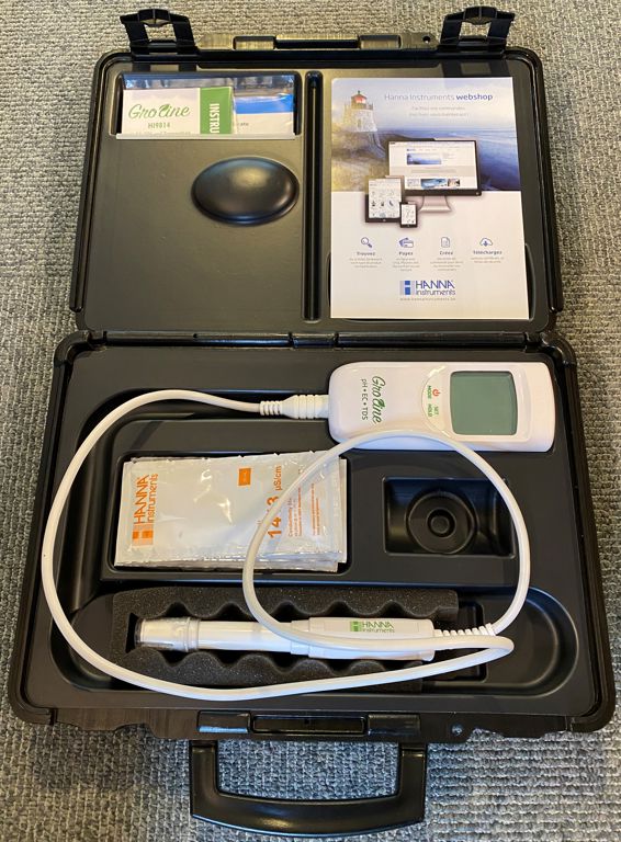 pH/EC-meter met combi-elektrode