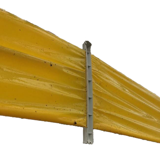 Lintbeugel pvc 32cm p/s+kabelband wit