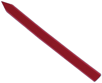 steeketiket 20x1,7cm rood 500/doos