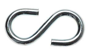 s-haak gegalv no. 30 =25mm