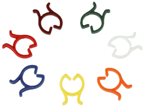 clipring s-13mm rood 1000/zak