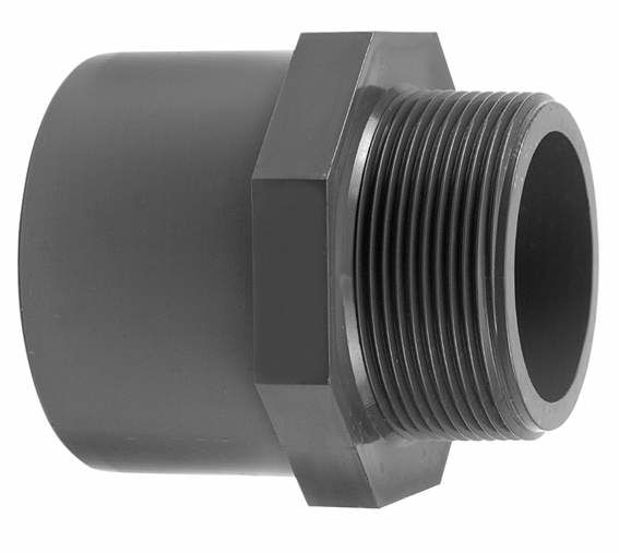 pvc puntstuk bu 63/75 x 2½" 16bar