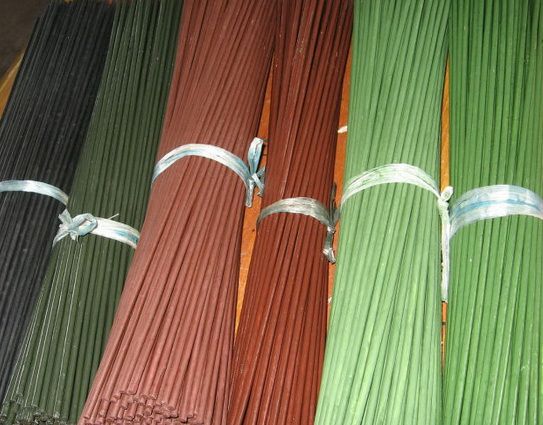 bamboestok 30cm x3,5mm groen 10000/bl